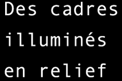 Un exemple de cadre
