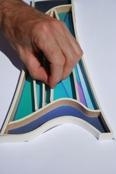 lampe en cartonnage