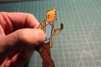 cadre tintin et le secret de la licorne