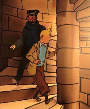 cadre tintin et le secret de la licorne