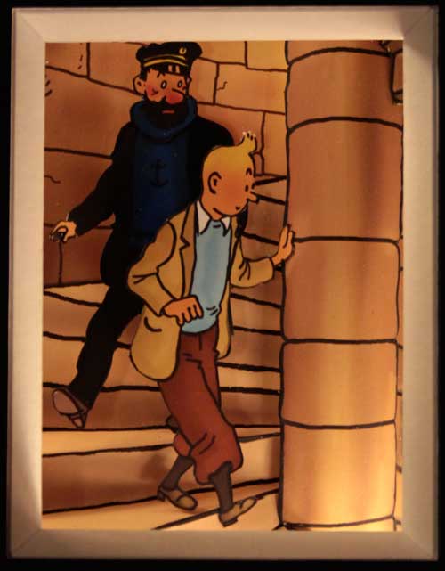 cadre tintin et le secret de la licorne