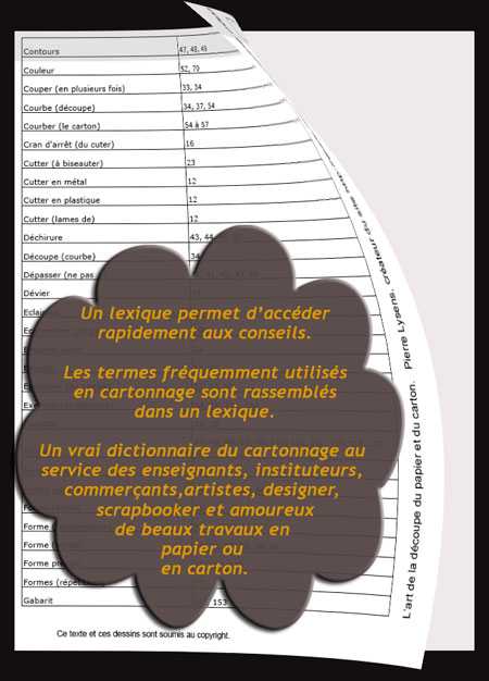 explication sur le cartonnage artistique